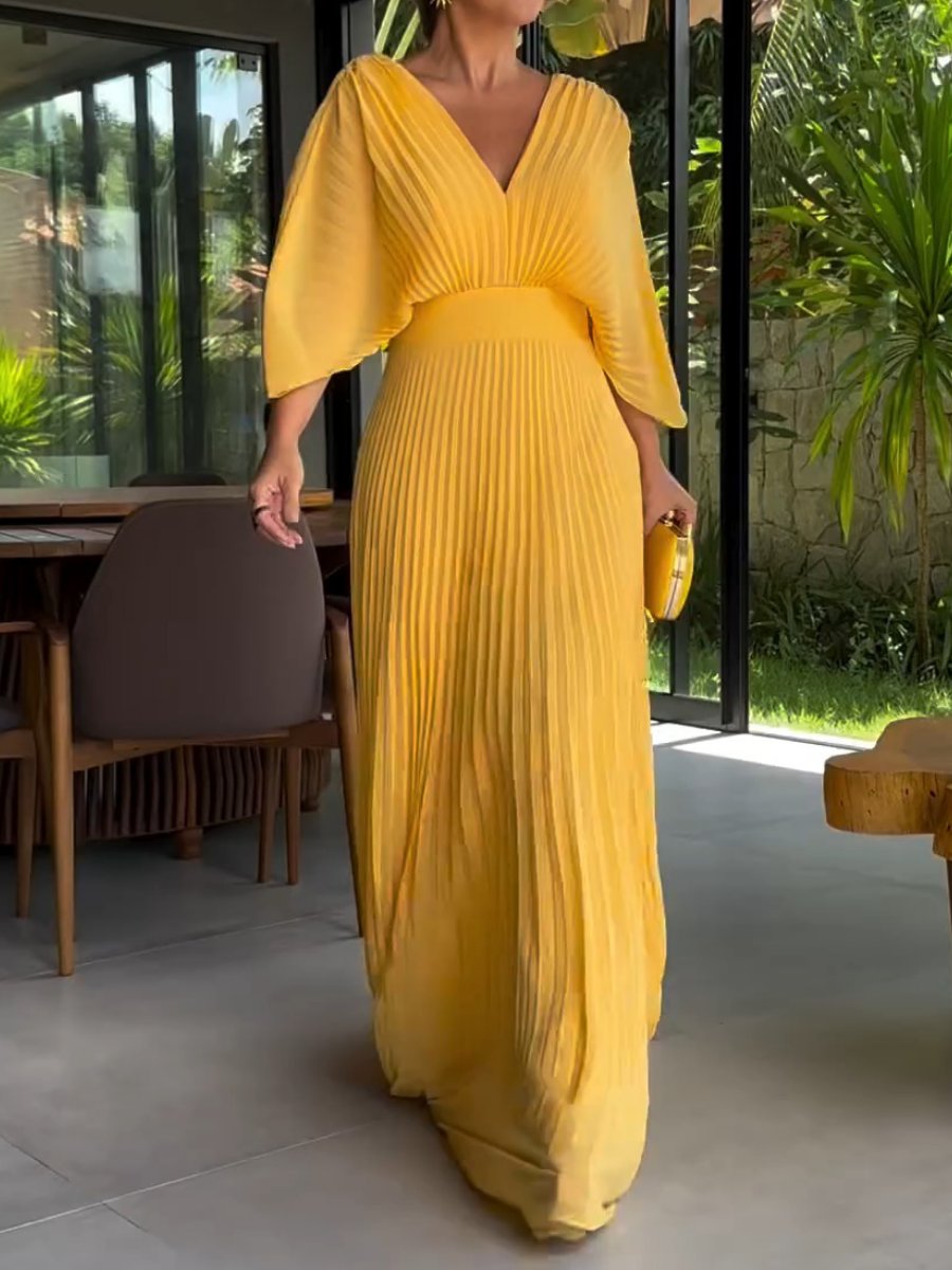 Sassa - Vestido Maxi de Escote en V
