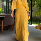 Sassa - Vestido Maxi de Escote en V