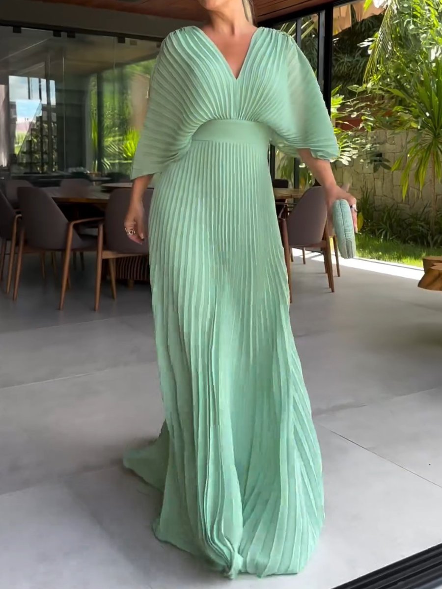Sassa - Vestido Maxi de Escote en V