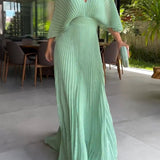 Sassa - Vestido Maxi de Escote en V