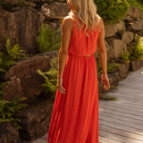 LISA™ | El vestido de verano en naranja brillante