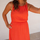 LISA™ | El vestido de verano en naranja brillante