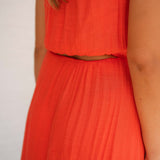LISA™ | El vestido de verano en naranja brillante