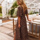 STELLA™ | EL VESTIDO MAXI DE LEOPARDO
