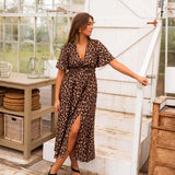 STELLA™ | EL VESTIDO MAXI DE LEOPARDO