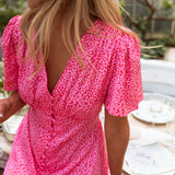Rosanna™ | El Vestido Midi Leopardo