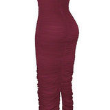 AMARIS - Vestido Maxi de Malla
