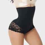 Faja moldeadora con cintura ultra alta y encaje
