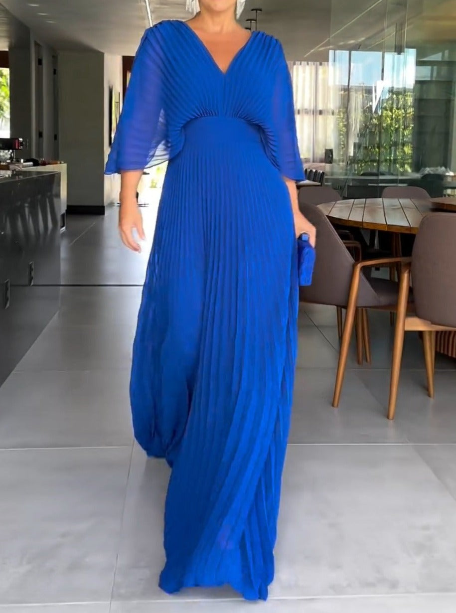 Sassa - Vestido Maxi de Escote en V
