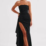 Alina | Elegante Vestido Maxi Sin Tirantes
